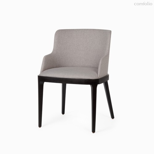 Полукресло Gustav с подлокотниками, цвет светло-серый/черный - Cosmo Red