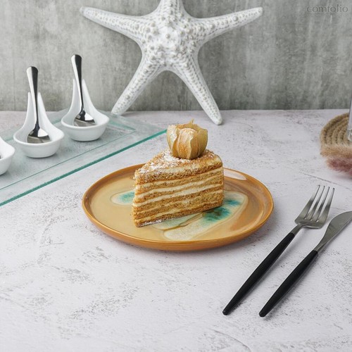 Тарелка d 18,5 см h1,5 см Brown Frutti di Mare P.L. - P.L. Proff Cuisine