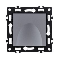 Розетка штепсельная SCHUKO 16A/250 В с крышкой, серый Kollinger Asthetik AS-015GY - Kollinger