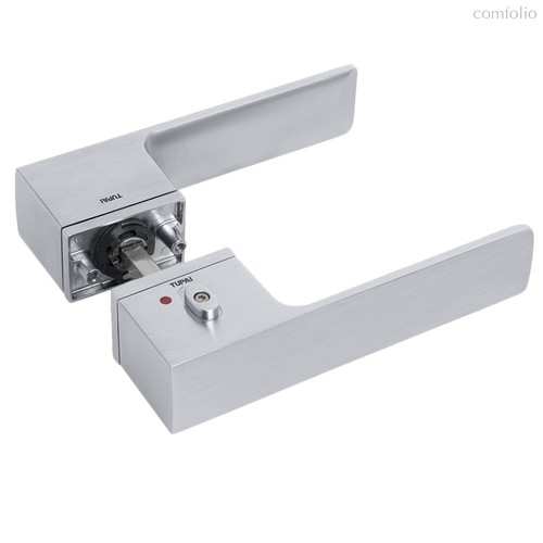 Ручка Tupai Big Line 4084 5 REP-96 (с блокировкой) правая хром матовый R WC (полотно 38-45 мм) - Tupai