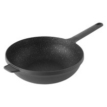 Глубокая сковорода-вок 28см 3,9л Gem, цвет черный - BergHOFF