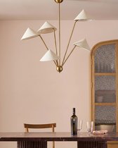 Люстра с пятью лампами Мантис, цвет золотой - Louvre Home