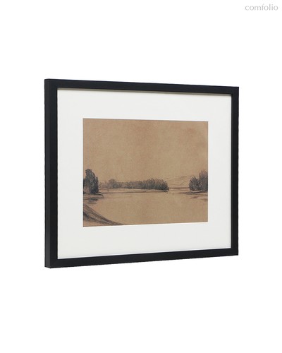 Интерьерный постер Loch II, цвет оранжевый - Louvre Home