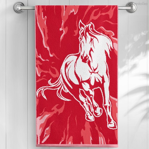 Полотенце "Волшебная Ночь" 70/140 Огненный конь - Nordtex