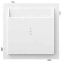 Лицевая панель для карточного выключателя 35731 MW, белый сатин - Rikett