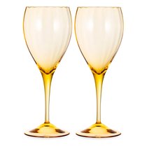 Набор бокалов для красного вина Moser Оптик 350 мл, 2 шт, топаз, п/к - Moser