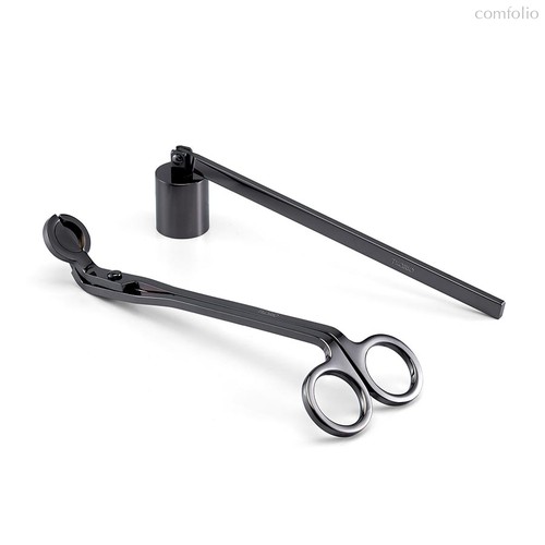 Набор аксессуаров для свечей графитового цвета из коллекции Essential - Tkano