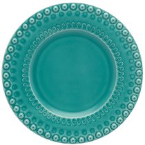 Тарелка закусочная Bordallo Pinheiro "Фантазия" 22см, бирюзовая, цвет бирюзовый, 22 см - Bordallo Pinheiro