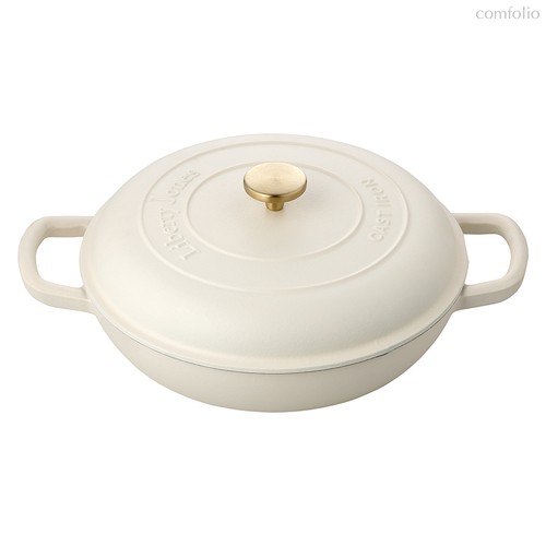 Сотейник с крышкой из коллекции 'Шеффилд', ?30 см, 4 л, молочный - Liberty Jones