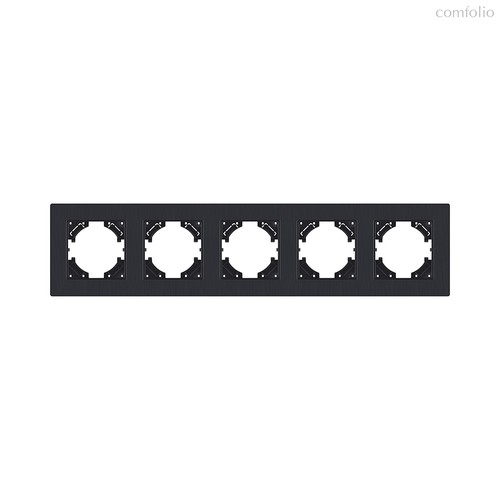 Рамка 5-постовая, черный матовый Kollinger Eleganz Plex EP5BM - Kollinger