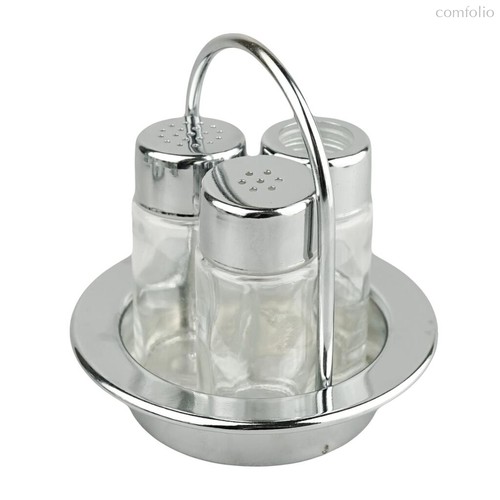 Набор для специй 3 предмета на подставке нерж. "TOKYO-1" P.L. Proff Cuisine - P.L. Proff Cuisine