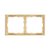 Рамка 2-постовая, золотой Kollinger Eclipse EC2GD - Kollinger