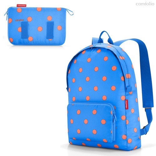 Рюкзак складной Mini Maxi azure dots - Reisenthel