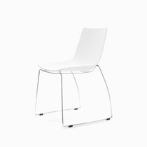 Обеденный стул Cafeteria, цвет белый/хром - Cosmo