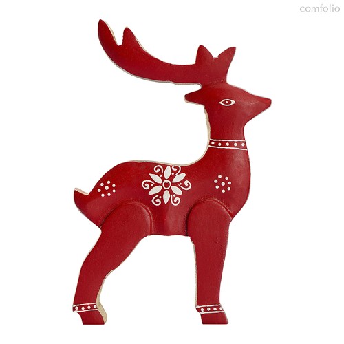 Декор новогодний Reindeer Rudolph из коллекции New Year Essential, 20 см - Tkano