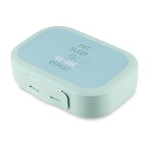 Ланч-бокс Amuse 18х13х5 см, пластик, зеленый - Amuse