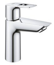 23917001 BauLoop EcoJoy Смеситель для раковины, 1 отверстие, размер M, с ограничителем температуры, 5,7 л/мин, хром