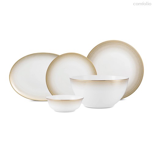 Сервиз столовый Narumi Сверкание топаза на 6 персон 20 предмет, фарфор костяной - Narumi