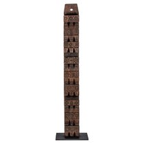 Столб напольный, цвет Темный орех