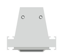 Боковая глухая заглушка для профиля DN18521 Цвет:Белый матовый, RAL9003,Серия:DN8ALE - Donel