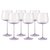 Набор бокалов для красного вина Rosenthal Турандот 280 мл, стекло, розовый, 6 шт - Rosenthal