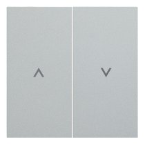 Клавиши выключателя для жалюзи 35613 SV, серебро - Rikett