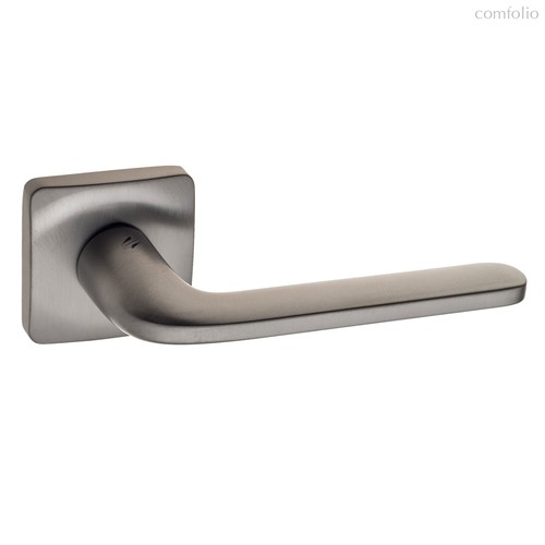 Дверная ручка на квадратном основании COLOMBO Roboquattro S ID51RSB-GM графит матовый PVD - Colombo Design