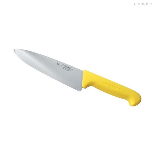 Шеф-нож PRO-Line 25 см, желтая пластиковая ручка,e - P.L. Proff Cuisine