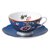 Чашка чайная с блюдцем Wedgwood Пионы 320 мл, синяя - Wedgwood