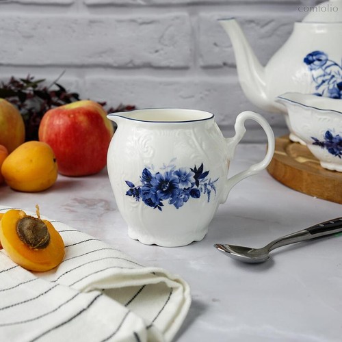 Молочник 240 мл d 8,3 см h8,5 см Blue Flower P.L. Proff Cuisine - P.L. Proff Cuisine