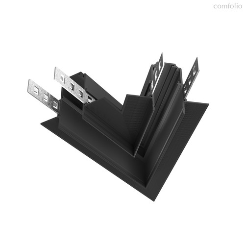 Угол-соединитель 45° Exility встраиваемый под ГКЛ 12,5мм, черный - Maytoni