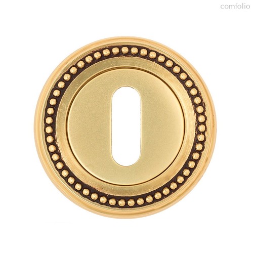 Накладка дверная под ключ буратино Venezia KEY-1 D3 французское золото + коричневый (2шт.) - Venezia Collezione