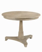 Бежевый обеденный стол из массива дуба Парма, цвет бежевый - Louvre Home