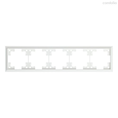 Пятиместная рамка классик 35950 MW, белый сатин - Rikett