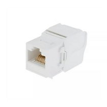 Вставка Keystone с коннектором RJ45 кат.6 147406 WT, белый - Rikett
