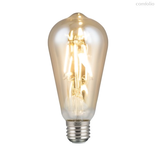 Светодиодная лампа декоративная лофт ST64 6Вт 2800K E27 360° - Voltega