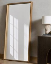 Зеркало в раме из массива дуба Идрис, цвет золотой - Louvre Home