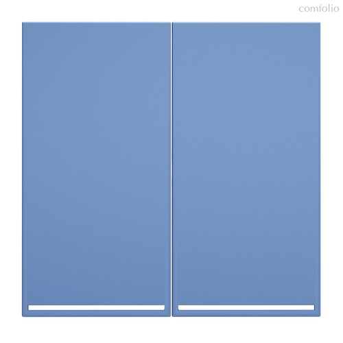 Клавиши для выключателя/переключателя двухклавишного с подсветкой, S70 деним - Voltum