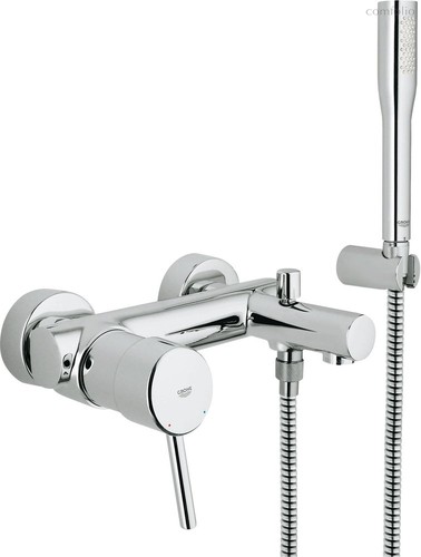 32212001 Concetto New Смеситель для ванны с душевым гарнитуром, хром - Grohe