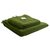 Полотенце банное с бахромой оливково-зеленого цвета Essential, 70х140 см - Tkano