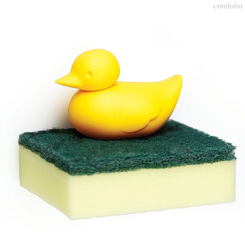 Держатель для губки Duck жёлтый - Qualy