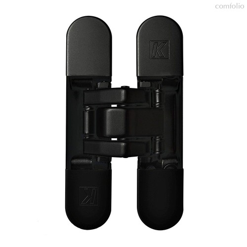 KUBICA K8060 ATOMIKA SLIM DXSX, NO петля скрытая универсальная ЧЕРНЫЙ (60 kg) - Koblenz