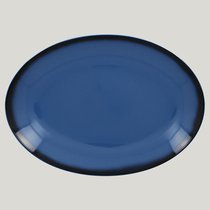 Блюдо овальное RAK Porcelain LEA Blue (синий цвет) 32 см - RAK Porcelain