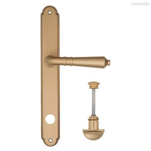 Дверная ручка на планке Fratelli Cattini "TOSCANA" WC-2 PL01-BS матовая латунь - Fratelli Cattini