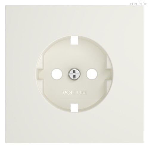 Накладка для розетки с заземлением, S70 хлопок - Voltum
