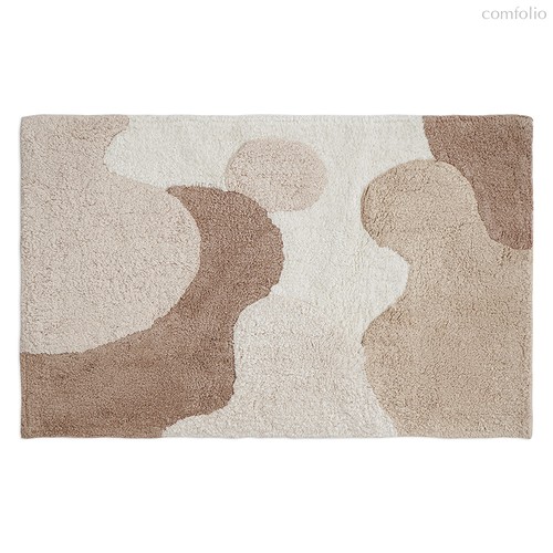 Коврик для ванной из хлопка с авторским принтом из коллекции Freak Fruit, 50х80 см - Tkano