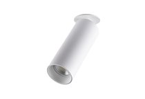 LED светильник встраиваемый, GU10, D57хH185мм, IP20, белый RAL9003, без лампы - Donolux