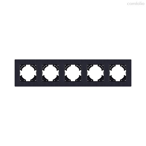 Рамка 5-постовая, черный Kollinger Eleganz Plex EP5BK - Kollinger