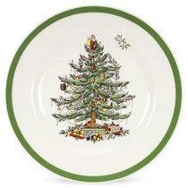 Набор из 4 тарелок закусочных 20см "Рождественская ель" - Spode