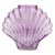 Ваза для цветов Seashell, 18,5 см, лиловая - DOIY